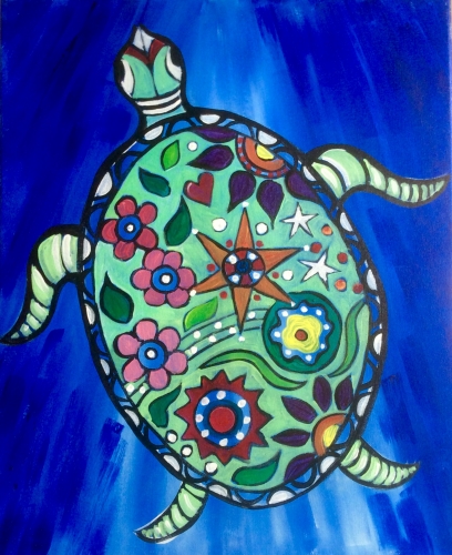 A Turtle II paint nite project by Yaymaker