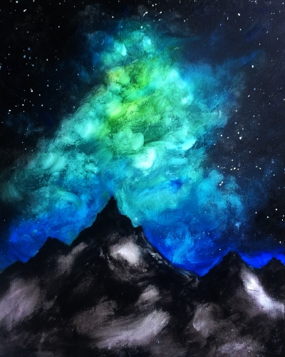 A Cosmic Sky paint nite project by Yaymaker
