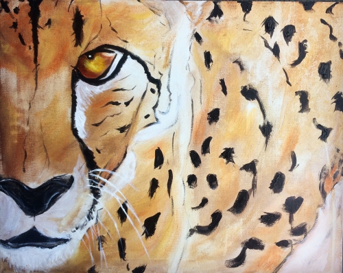 A Spotted by a Cheetah paint nite project by Yaymaker