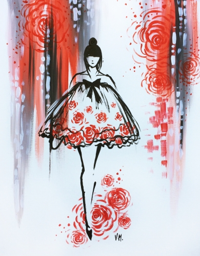 A Miss Rose paint nite project by Yaymaker