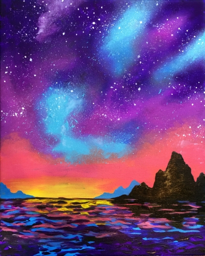 A Stars Will Guide You Home paint nite project by Yaymaker