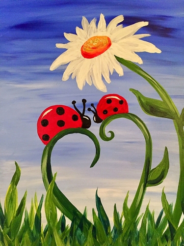 A Ladybug Love III paint nite project by Yaymaker