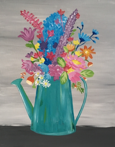 A Wildflower Bouquet II paint nite project by Yaymaker