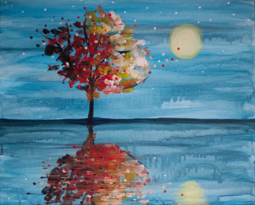 A Lonely Autumn paint nite project by Yaymaker