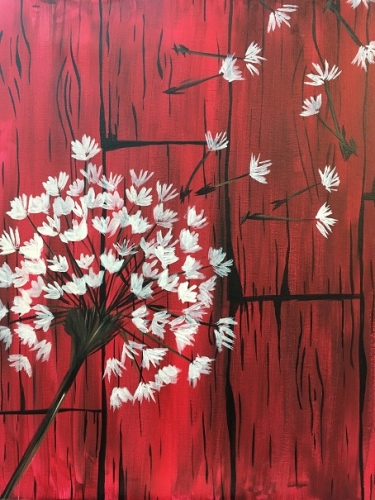 A Red Barn Wishes paint nite project by Yaymaker