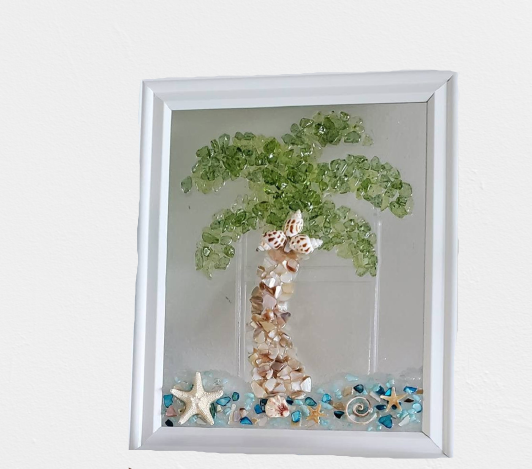 A Palm Tree Resin Art experience project by Yaymaker