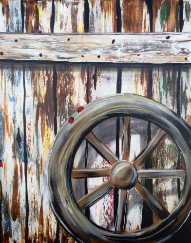 A Rustic Charm paint nite project by Yaymaker