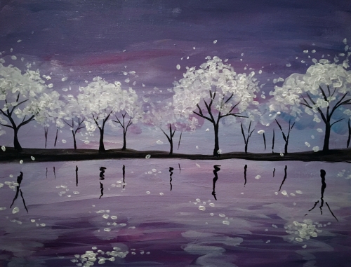 A In Bloom II paint nite project by Yaymaker