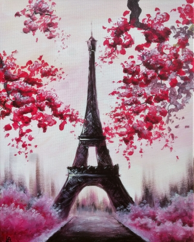 A Serene Paris II paint nite project by Yaymaker