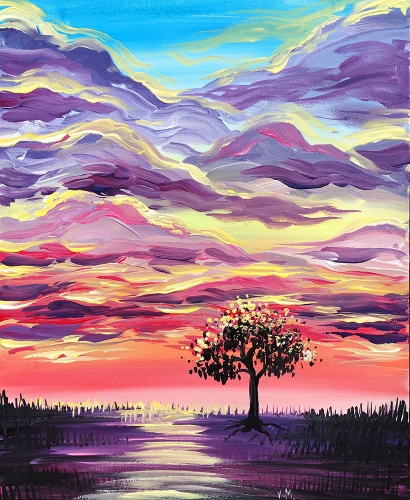 A Place Of Reflection paint nite project by Yaymaker