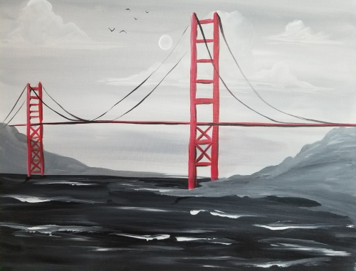 A Golden Gate Breeze paint nite project by Yaymaker