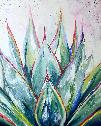 A Sublime Succulent paint nite project by Yaymaker