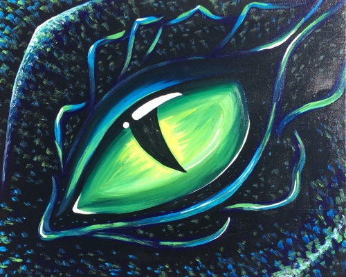 A Dragon Eye paint nite project by Yaymaker