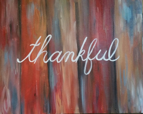 A Thankful paint nite project by Yaymaker