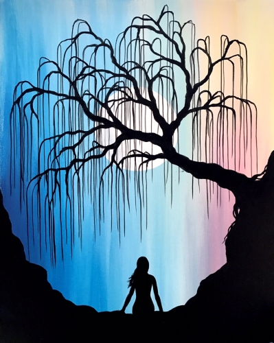 A The Wishing Willow paint nite project by Yaymaker