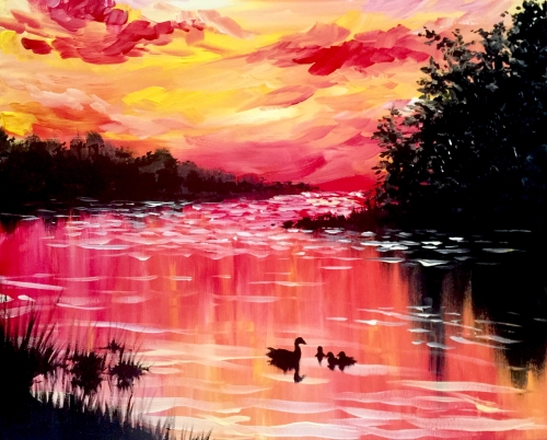 A Lake Life paint nite project by Yaymaker