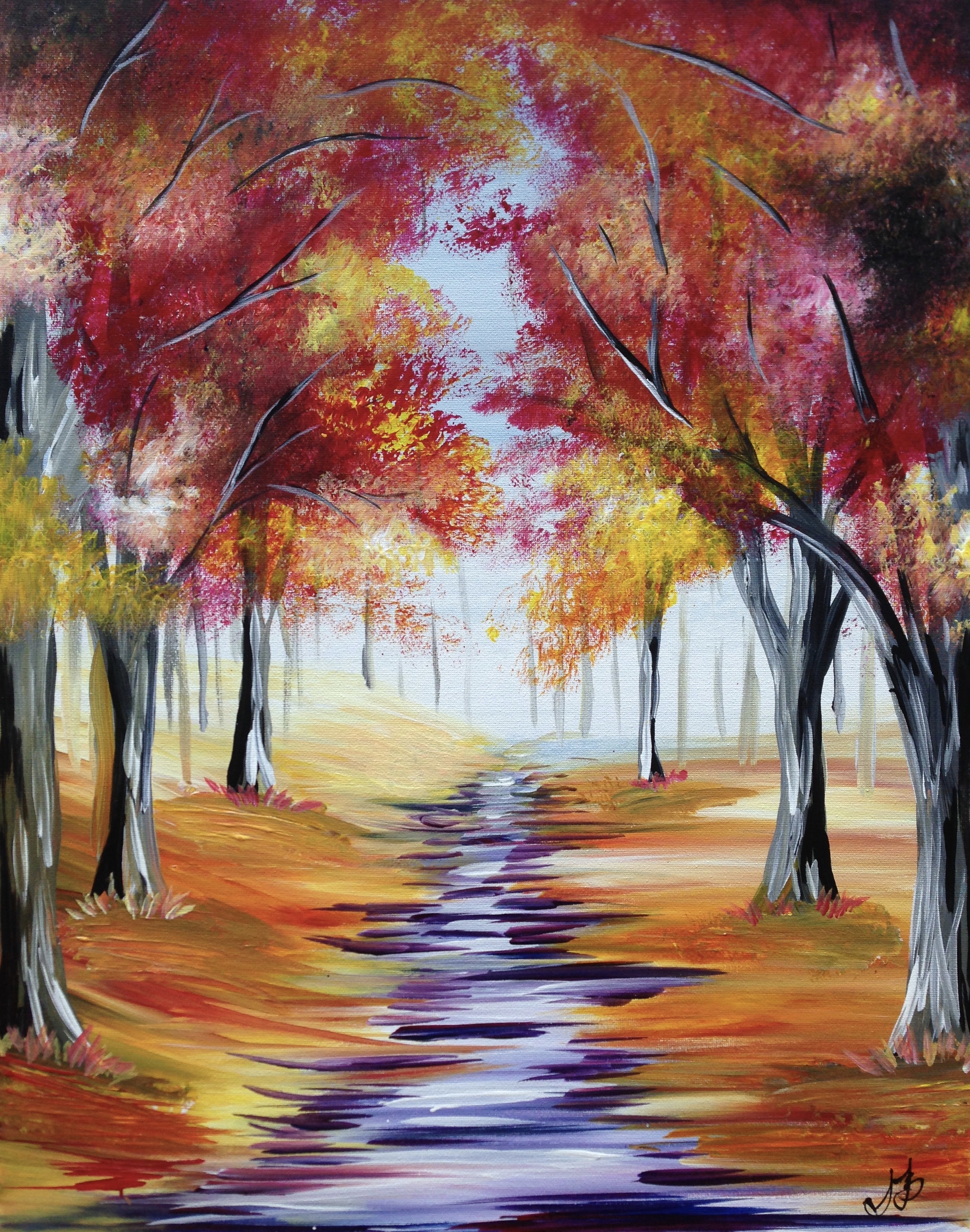 A Autumn Path V paint nite project by Yaymaker