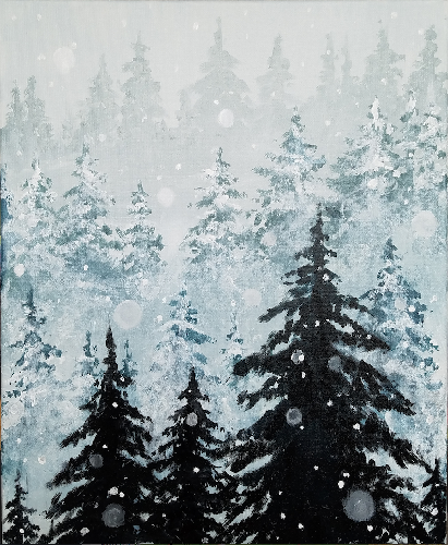 A Winter is Here II paint nite project by Yaymaker