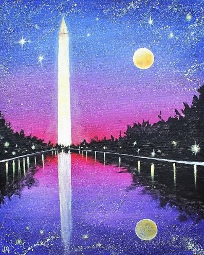 A DC The Beautiful paint nite project by Yaymaker