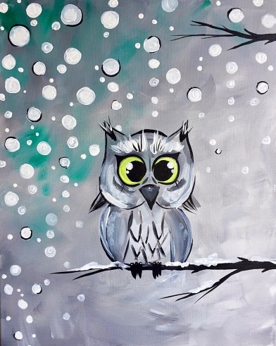 A I Am Not A Snowball paint nite project by Yaymaker