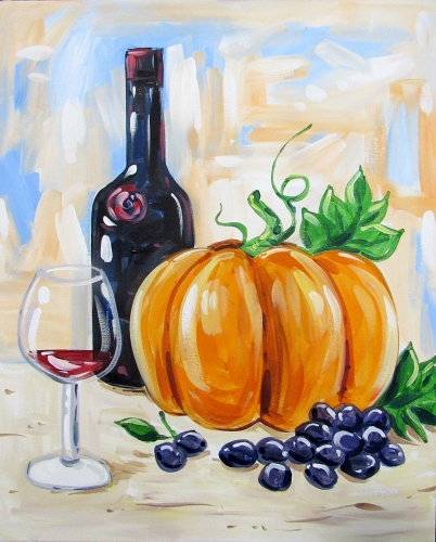A Fall Afternoon Break paint nite project by Yaymaker