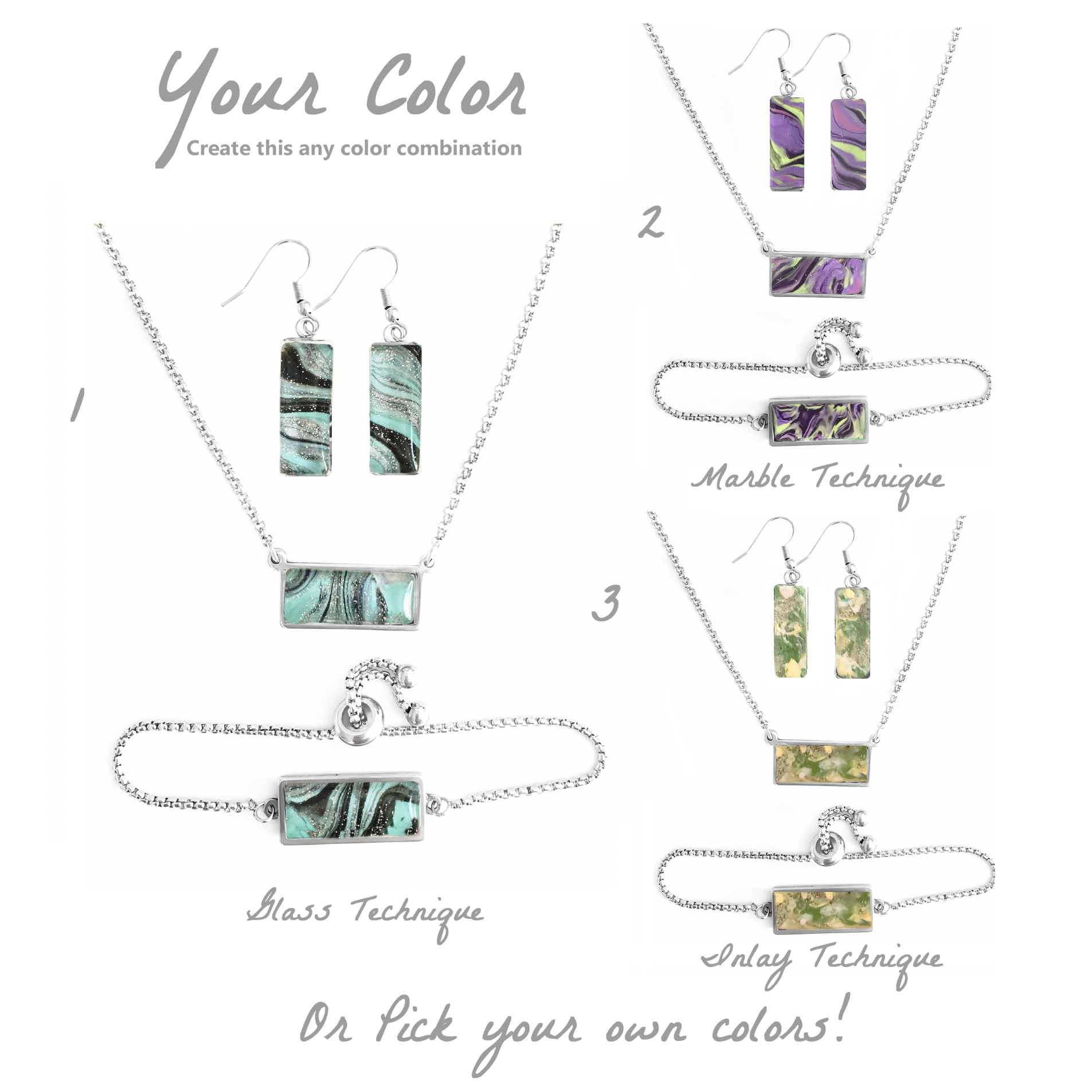 A DIY Jewelry Making Earrings Necklace and Bracelet Set experience project by Yaymaker