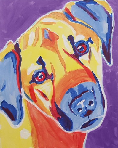 A Paint Your Pet Events paint nite project by Yaymaker