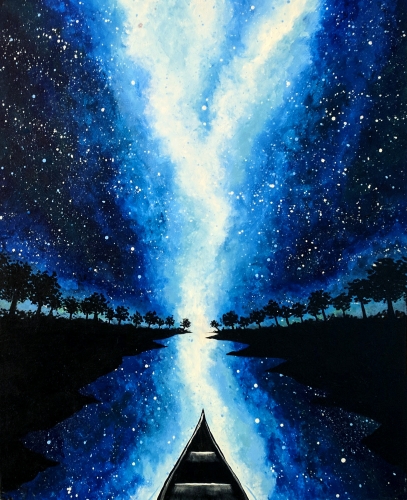 A Cruise Through the Galaxy paint nite project by Yaymaker