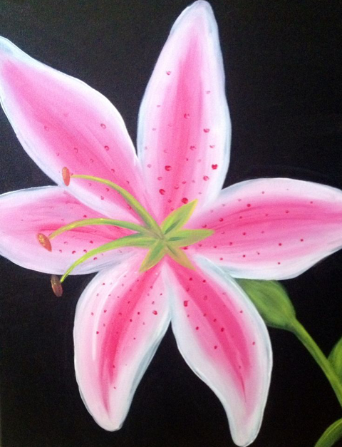 A Giant Lily paint nite project by Yaymaker