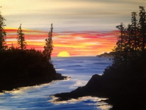A The Cove 1 paint nite project by Yaymaker