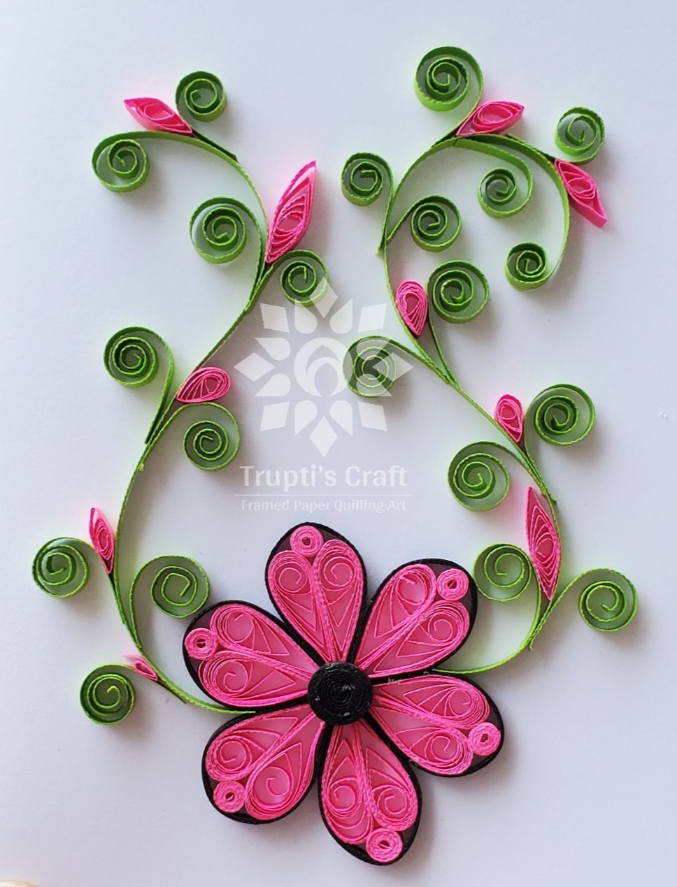 A Paper Quilling Flower Card experience project by Yaymaker