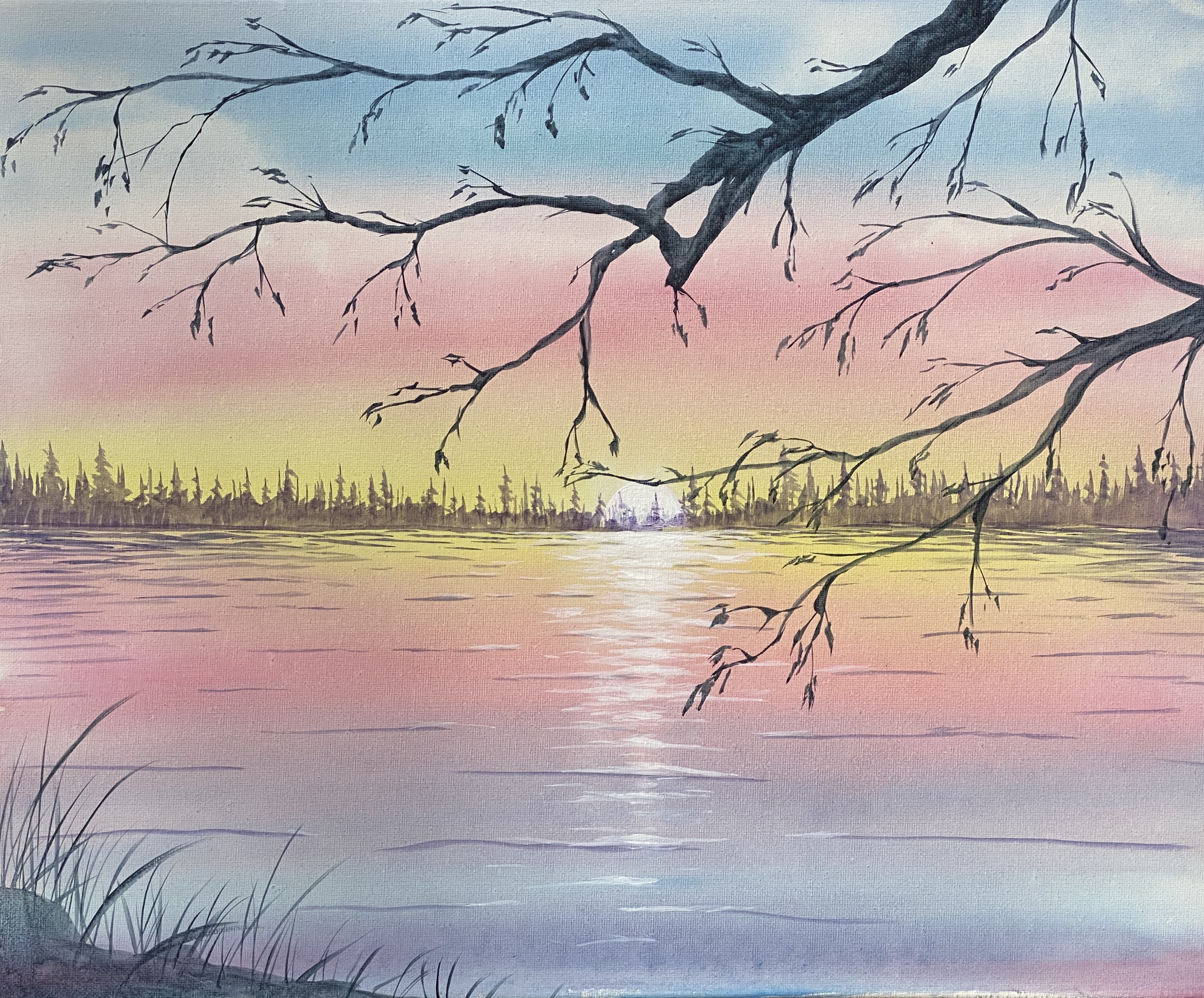 A Watercolor Sunset experience project by Yaymaker