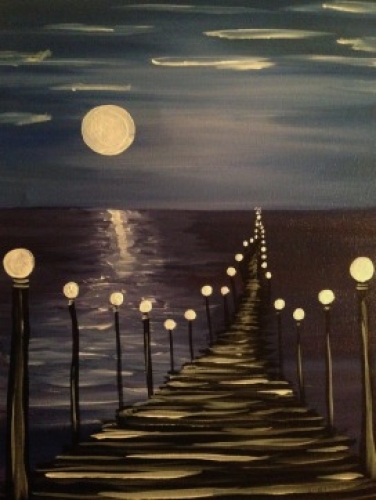 A Moonwalk paint nite project by Yaymaker