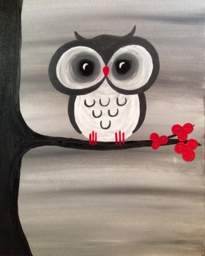 A Baby Big Eyes paint nite project by Yaymaker