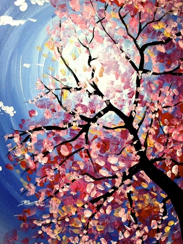 Blooming Flowers with Acrylics & Antics, 05/12/2024 - Paint Nite