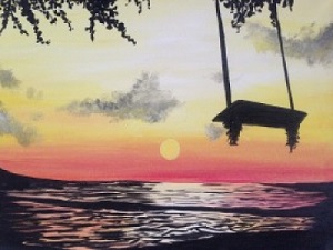 A Swing into Summer paint nite project by Yaymaker