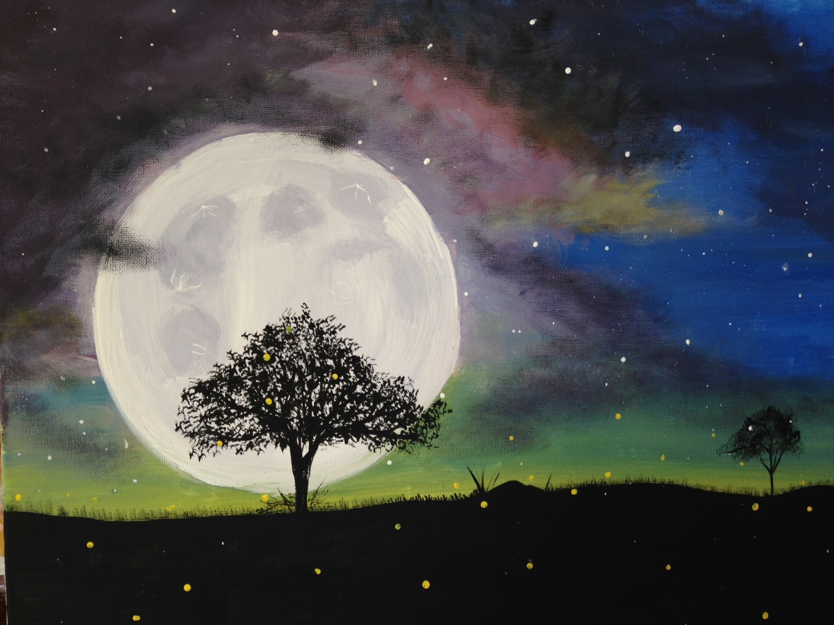 A Mystic Moon paint nite project by Yaymaker