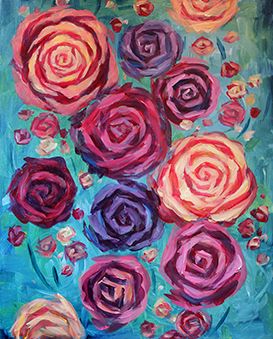 A Rose is a Rose paint nite project by Yaymaker