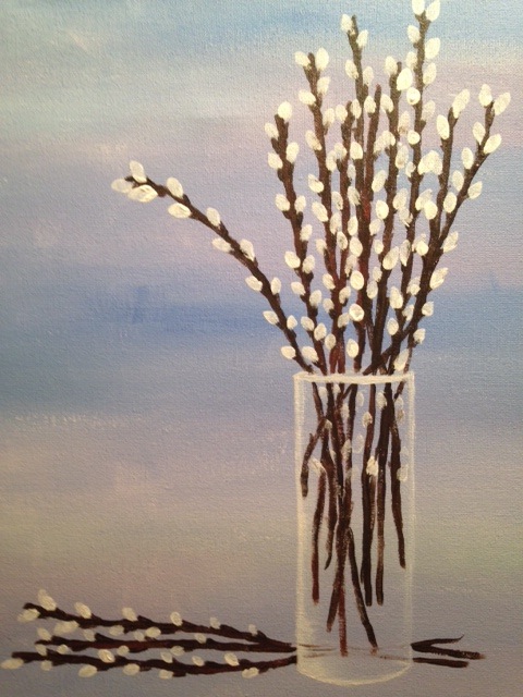 A Willow Branches paint nite project by Yaymaker