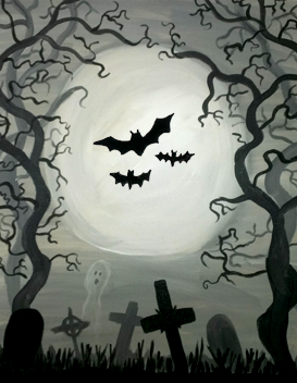 A Fill In The Spook paint nite project by Yaymaker
