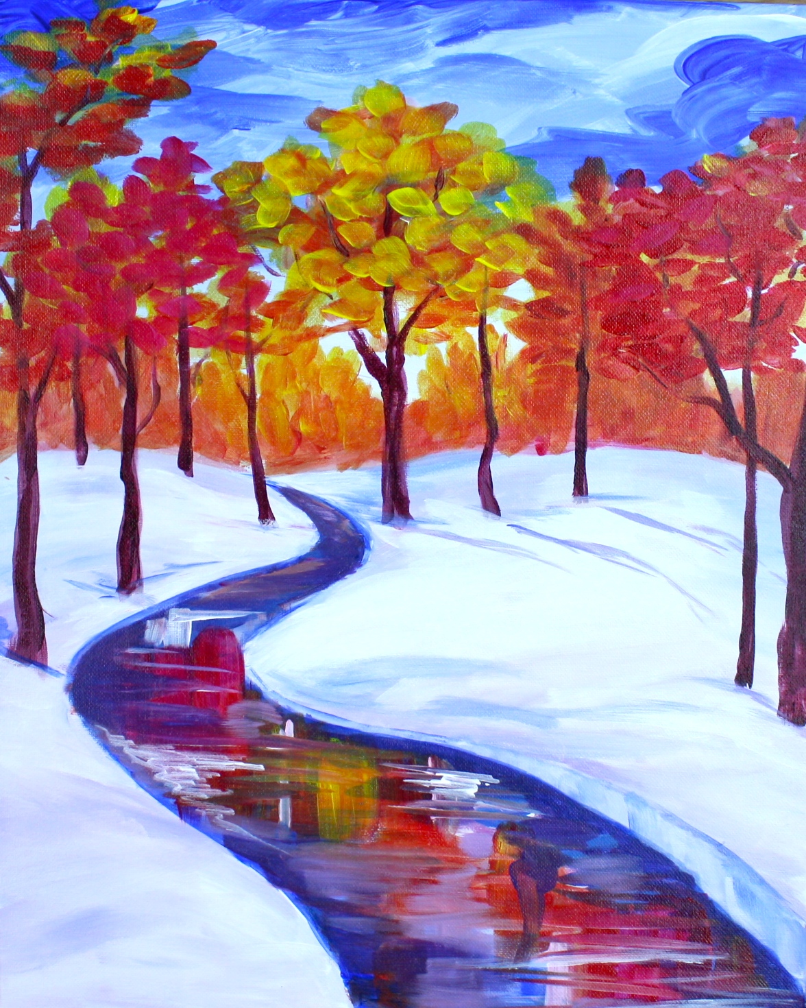 A Early Snow paint nite project by Yaymaker