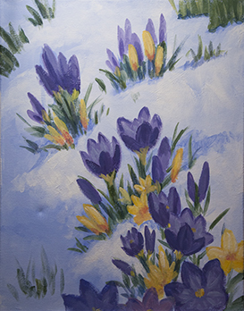 A Crocuses paint nite project by Yaymaker
