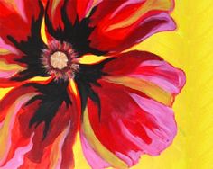 A Poppin Poppy paint nite project by Yaymaker