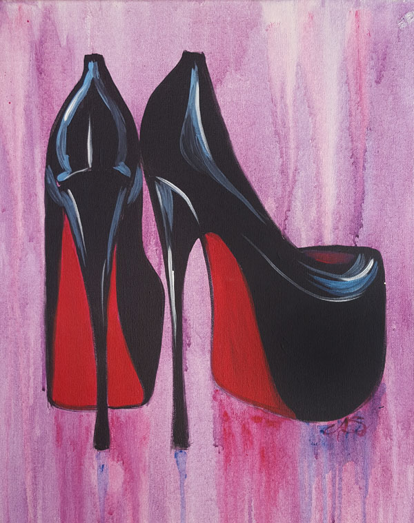 A Red Bottoms paint nite project by Yaymaker