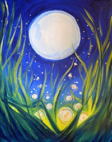 A Moonlight Magic paint nite project by Yaymaker