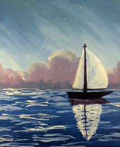A Sailboat 3 paint nite project by Yaymaker