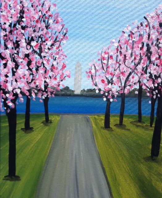 A Spring in DC paint nite project by Yaymaker