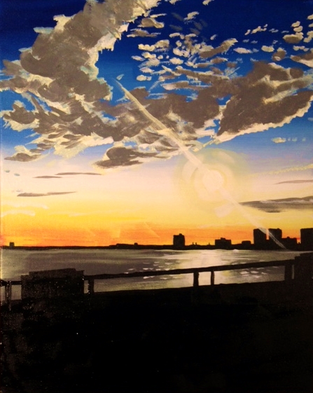A Miami Beach paint nite project by Yaymaker