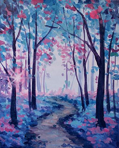 A Spring Mood paint nite project by Yaymaker