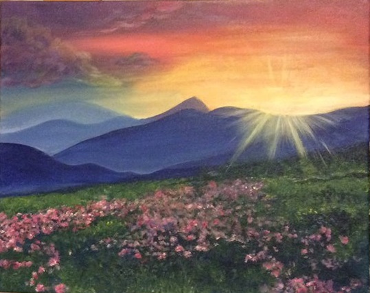 A Sunshine Mountain paint nite project by Yaymaker